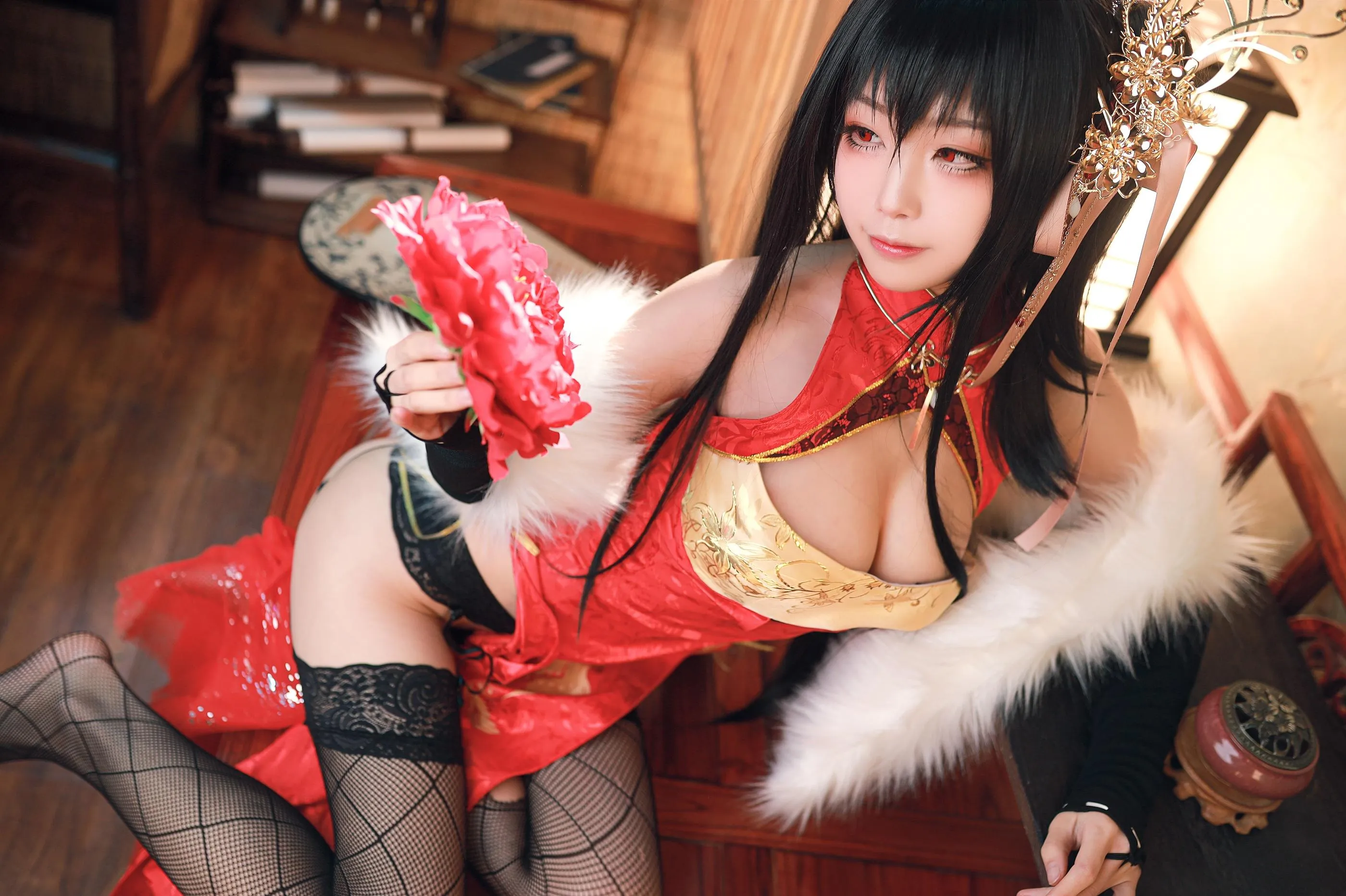 水淼 – NO.29 大凤新春旗袍 [40P]插图3
